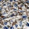 140 Ancho Tela Satén Elástico de Seda Estampada Digitalmente Verano Sedas Coloridas y Sedas Seda Mulberry Tela para Vestido Cheongsam