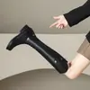 Botas altas hasta la rodilla para mujer, nuevas y modernas para otoño/invierno 2026, botas de montar de caña alta con tachuelas, botas largas versátiles, botas de jinete