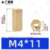 Coluna Hexagonal de Cobre de Passagem Dupla M2.5~M8 Coluna Hexagonal Oca de Passagem Direta Coluna Espaçadora de Suporte para Placa de Circuito Impresso Coluna de Parafuso de Latão