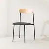 Estilo ins simples moderno lazer cadeira de jantar doméstica luxo leve assento macio com encosto cadeira de jantar loja de milk tea cafeteria cadeira de jantar