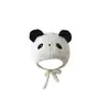 Gorro de Punto con Forma de Animal para Niños Otoño e Invierno Felpa Bebé Gorro de Punto Forro de Algodón Protección Cálida para Orejas Gorro de Lana