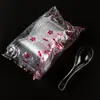 Nueva Cuchara Desechable Hecha de Material PP, Alta Resistencia Plástico 808 Cuchara para Sopa para Empaque para Llevar, Cuchara Comercial para Comida Rápida al por Mayor
