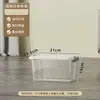 Nova Caixa Organizadora Transparente Plástico Grande Capacidade Doméstica Roupas Brinquedos Lanches Caixa Organizadora Recipiente de Armazenamento Armazenamento Roupas