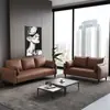Sofá de Oficina, Simple y Moderno, Adecuado para Sala de Estar, Recepción, Oficina y Área de Descanso, Sofá de Dos o Tres Plazas para Apartamentos Pequeños