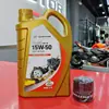 Adequado para Qjmotor Shell Gold 15W50 Adequado para Chase/Race 600/Xiao 7500 Motocicletas Totalmente Sintéticas
