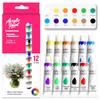 Fornecimento Transfronteiriço de Tinta a Óleo de 12 Cores Tinta para Pintura Infantil Guache Aquarela Tinta Acrílica Tinta para Pintura Artística