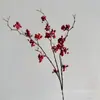 Novo Arranjo de Frutas Estilo Feijão Vermelho Estilo Chinês de Chão com Haste Longa para Hotéis, Vilas e Clubes, Flores Secas, Frutas Vermelhas, Frutas Vermelhas, Flores Artificiais