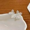 Brincos de Prata de Lei S925 Vazados Filigrana Borboleta para Mulheres Primavera e Verão Ins Estilo Fada Gentil Elegante Simples Doce