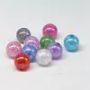 Venta directa de fábrica cuentas de ráfaga color de aceite brillante AB cuentas florales cuentas agrietadas cuentas redondas de un solo agujero accesorios para el cabello material de bricolaje