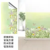 Painel de parede autoadesivo estilo pintura a óleo pintado à mão, quente e calmante, resistente a altas temperaturas e óleo, adequado para renovação de mesa de dormitório e móveis