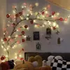 Celebridad de Internet Transfronteriza Decora Dormitorio con Luces de Hilo, Ramas de Ratán, Luces Decorativas para Habitación, Luces de Colores, Iluminación Ambiental Led