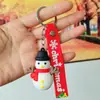 Nuevo Llavero Femenino Lindo Muñeco de Nieve Anciano Muñeca Colgante para Mochila Escolar Masculina Pareja Fábrica Colgante de Árbol de Navidad Dibujos Animados