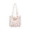 Verão 2024 Nova Bolsa de Ombro Estampada de Morango Grande Capacidade Bolsa Tote All-match Este Ano Popular Bolsa Pequena Portátil para Mulheres