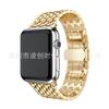 Correa de reloj de acero inoxidable con diseño de dragón para Apple Watch 7/6/5/4/3/2/SE, correa de aleación.