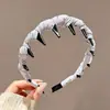 2026 Nova Faixa de Cabelo Doce de Bolinhas Dentada para Mulheres, Faixa de Cabelo Antiderrapante para Lavar o Rosto, Presilha de Cabelo para Arrumar Fios Soltos, Acessório de Cabelo