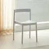 Sillas de Plástico Apilables, Sillas de Comedor de Plástico para Uso en Interiores y Exteriores, Sillas de Respaldo de Lujo Ligero, Sillas Lgf para Recepción y Negociación, Sillas de Comedor