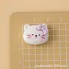 Novos acessórios de resina: designs fofos de cabeça de animal transparente de desenho animado para capas de celular com cola de creme DIY, ímãs de geladeira e outros artesanatos