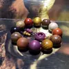 Pulsera Original de Madera con Múltiples Cuentas, Cuentas de Ébano, Madera Nanmu de Seda Dorada, Pulsera para Hombres y Mujeres, Estilo de Pareja