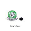 Crachá de futebol personalizado criativo metal Série Esportiva broche crachá comemorativo de futebol acessórios de decoração para bolsa crachá