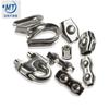 Cabo de aço Chuck duplo Chuck único Braçadeira decorativa Braçadeira de corda Braçadeira de freio Chuck 316 conector