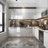 Foshan pintura de armário moldado armário de cozinha integral branco exportação de comércio exterior painel de porta de armário de roupeiro atacado