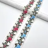 Nuevos Accesorios de Ropa Étnica Malla Bordada 5CM de Ancho Hebilla para Falda Hanfu Accesorios Cheongsam Accesorios