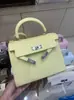 Bolso Kelly Segunda Generación Estampado de Palma Modelo Nuevo 2026 Bolso de Mujer de Alta Gama Bolso de Hombro Único Bolso Cruzado Texturizado para Mujer