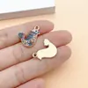 Estilo Étnico Pombos Coloridos Pássaros Pequenos Liga de Zinco Pingente de Esmalte Gotejado Amuletos de Pássaros Boêmios Acessórios para Colar Brinco DIY