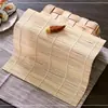 Ferramentas para fazer sushi cortina de bambu para enrolar sushi cortina de sushi rolo de arroz com alga cortina de couro branco rolo de arroz com alga rolo de bambu rolo de sushi