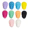Serie de Horror de Halloween Acrílico Calavera 3D Tridimensional Pegamento Joyería DIY Silicona Cuentas Sueltas Punto Venta al por Mayor