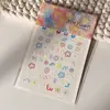 Pegatinas de Uñas Sanrio para Niñas, Arte de Uñas Lindo y Divertido, Piezas de Uñas para Estudiantes, Piezas de Uñas Dulces, Uñas Postizas para Niños