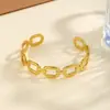 Pulseira de esmalte floral oca de borda larga dourada estilo europeu e americano, bracelete decorativo vintage de alta qualidade, joias banhadas a ouro