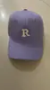 Gorra de Béisbol Nueva Letra R Color para Mujer Verano Estilo Coreano ins Gorra Suave con Visera Estudiante Pareja Sombrero para el Sol