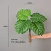 Plantas Verdes Artificiais com 4 Cabeças, Plantas Chuva da Primavera Costas de Tartaruga, Decoração de Restaurante, Vitrines de Hotel, Adereços de Fotografia e Plantas em Vasos de Árvore de Amostra