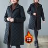 Foto Real de Ropa de Otoño e Invierno 2025 Talla Grande Gordita mm Suelta de Longitud Media Engrosada Estilo K Adelgazante y Ropa Ligera de Algodón Exterior 5