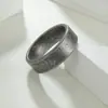 Anillo antiguo de plata de borde plano para hombre, simple, tendencia retro, Europa y Estados Unidos, popular transfronterizo, suministro Amazon Greek temu