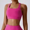 Top de Yoga Cloud-Sense Justo Sutiã Esportivo à Prova de Choque Alta Intensidade Pilates Corrida Roupa Fitness ao Ar Livre para Mulheres 8047