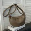 Diseño de Nicho Estilo Coreano Bolso Simple para el Trabajo y el Trayecto Diario para Mujer 2025 Verano Nueva Moda Bolso Cruzado Tipo Dumpling