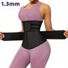 Cinta Modeladora de Cintura Esportiva Transfronteiriça Cinturão Emagrecedor Resistente ao Suor Ajustável com Zíper Cinta Abdominal Reforçada para Modelagem Corporal