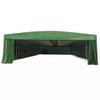 Toldo Eléctrico Deslizante para Pasillo de Fábrica Cancha de Baloncesto Patio de Fábrica Almacén Tipo Riel Control Remoto Toldo Retráctil Impermeable