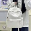 Transfronterizo 2025 Nuevo Estilo Bordado Moda Versátil Mochila Mochila de Gran Capacidad Estudiante Casual de Moda