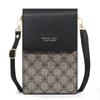 2022 Nueva Llegada Bolso de Moda para Teléfono Móvil para Mujer Estilo Coreano a la Moda Color de Contraste Bandolera Hombro Bolso Pequeño Multifunción para Teléfono Móvil