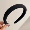 Pente de Cabelo com Laço de Bolinhas em Cetim Suave Estilo Coreano, Faixa de Cabeça para Mulheres, Grampo de Cabelo de Moda de Luxo de Alta Qualidade, Faixa de Cabeça com Coroa Alta