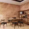 Papel Tapiz de Pared de Loess con Textura de Barro y Paja Estilo Retro Granja Rústica Nostálgica Bed and Breakfast Revestimiento de Pared Papel Tapiz para Restaurante Hunan de Barbacoa