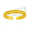 Pulseras de Cuentas Doradas de Dragón y Fénix Engrosadas de Alta Calidad, Pulseras Abiertas de Cuentas de Flor de Coche Dragón y Fénix Variadas, Pulseras de Boda