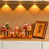 Enfeite de Cinco Deuses da Riqueza Estilo Chinês para Sala de Estar, Hall de Entrada e Armário de Sapatos, com Incensário para Paz e Proteção