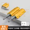 Manija de interruptor elástico automático tipo push-push de rebote a presión de aleación de aluminio para puerta de gabinete cajón sin tirador push-push de rebote