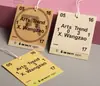 Etiquetas de Roupas Masculinas da Moda, Papel Especial, Tags de Pendurar de Alta Qualidade, Etiquetas de Marca de Roupas, Tags de Pendurar com Logo Fosco, Hot Stamping Personalizado