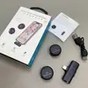 Micrófono de solapa inalámbrico M1, Micrófono de grabación inalámbrico uno a dos, Micrófono de solapa con diseño mini portátil