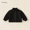 Ropa para Niños Bangxuan Chaqueta Cortavientos para Exteriores para Niños Cortavientos para Niñas Primavera y Otoño Nuevo Top Infantil de Retazos Tricolor Tendencia